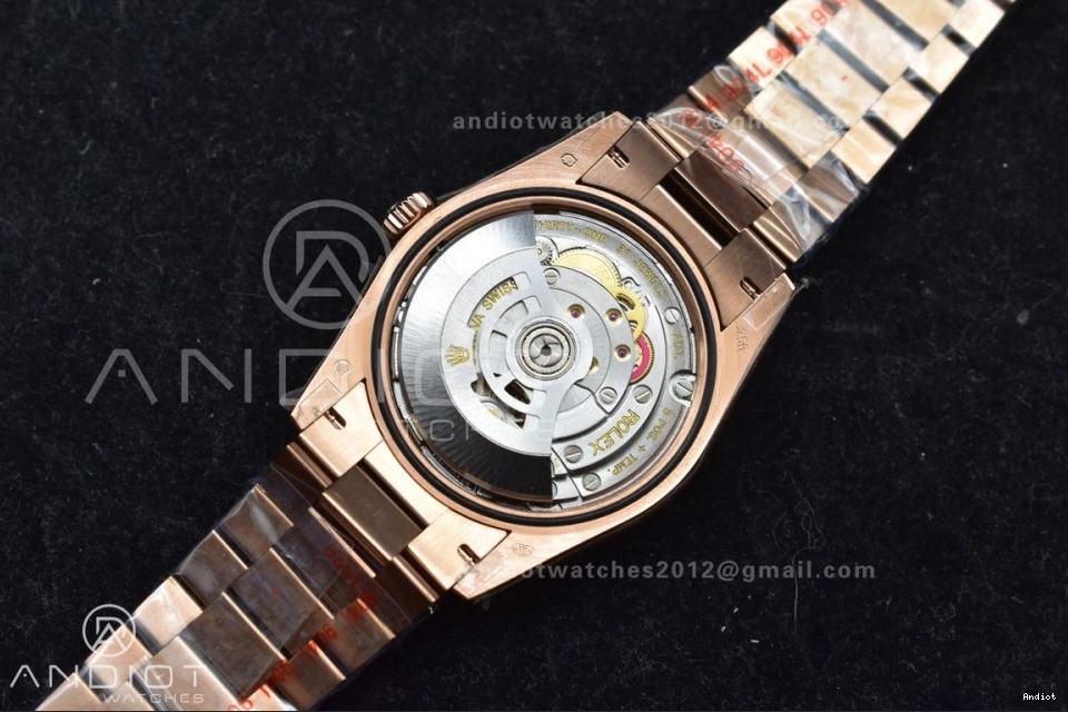 Roman QF Weight) President Grey Dial Best V5 Bracelet Edition vr3255 36 on RG Steel 904L DayDate (Gain 0514
